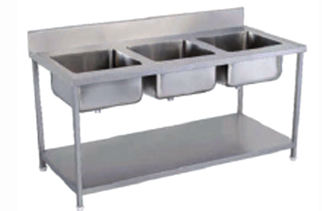 Three Sink Unit